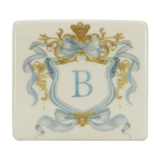 4.5" x 4" Ceramic Monogram D&eacute;cor by Ashland&reg; B {1}