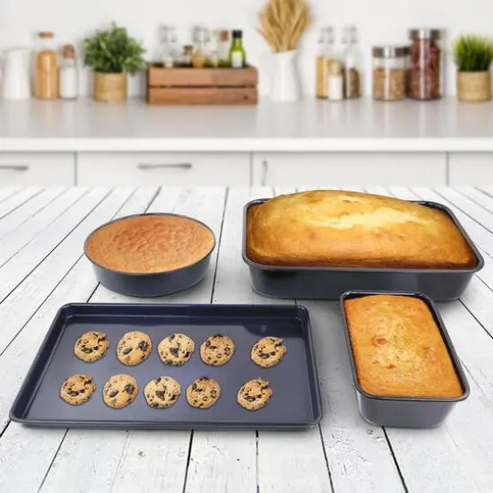 Oster 4 Piece Non Stick Carbon Steel Bakeware Set {7}