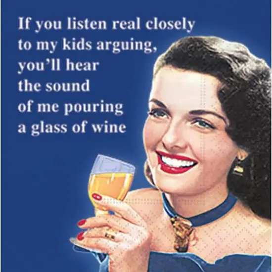 JAM Paper If You Listen Closely Cocktail Napkins, 40ct. {1}