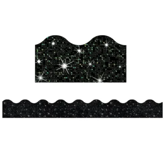 Trend Enterprises&reg; Terrific Trimmers&reg; Sparkle Borders, 195ft. Black {4}