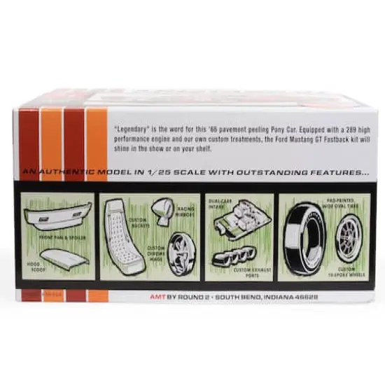 AMT&reg; 1966 Ford Mustang Fastback 2+2 1:25 Scale Model Kit {5}