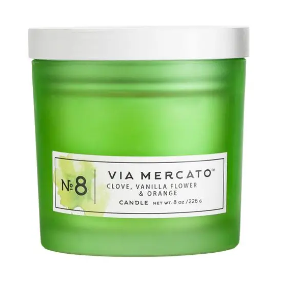 European Soaps Number Jar Candle Clove Vanilla Flower and Orange {1}