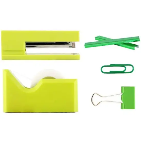 JAM Paper Office Starter Kit Lime Green {4}