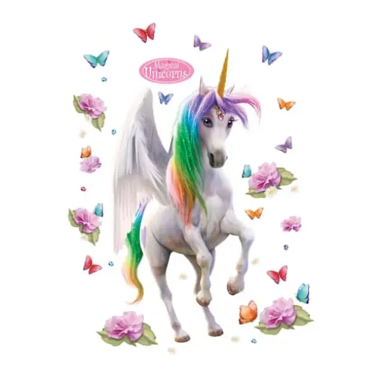 Walltastic Magical Unicorn Large Character Sticker {1}