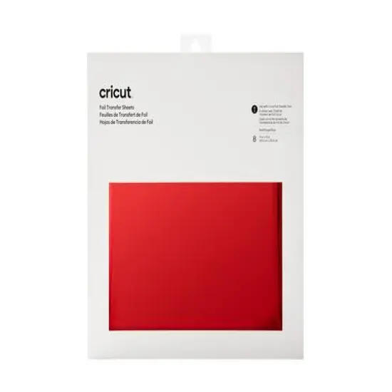 Cricut&reg; Foil Transfer Sheets Red {1}