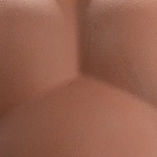 Hello Honey&reg; 8" Terra Cotta Raised Dots Ceramic Vase {6}