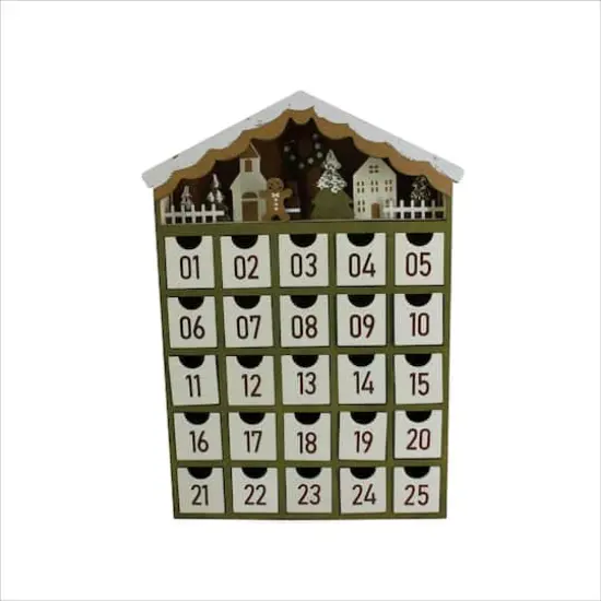 14.75" Gingerbread Advent Calendar by Ashland&reg; {1}