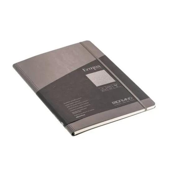 Fabriano® Ecoqua Plus Dotted A4 Hidden Spiral-Bound Notebook Gray {6}