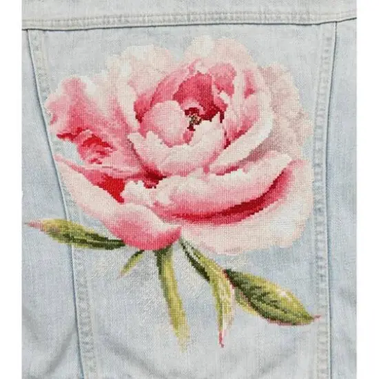 Alisa Tender Peony Cross Stitch Kit {6}