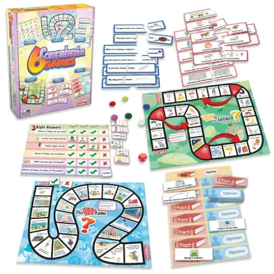 Junior Learning&reg; 6 Comprehension Games Set {1}