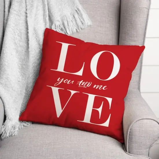 Love Letters Throw Pillow {3}