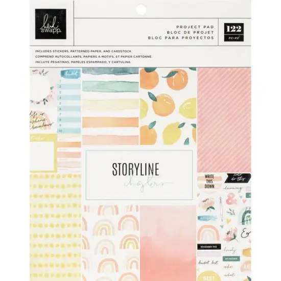 Heidi Swapp Storyline Chapters Project Pad The Journaler, 7.5" x 9.5" {1}