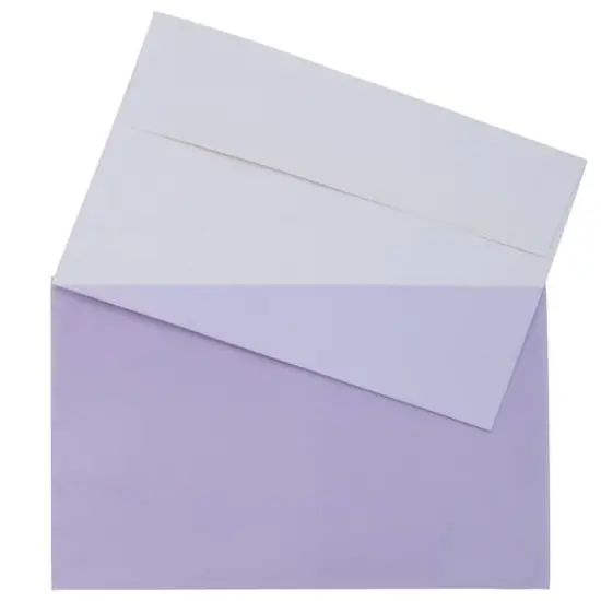 JAM Paper 5.43" X 8.62" Self Adhesive Closure Cello Sleeves, 100ct. Purple {6}