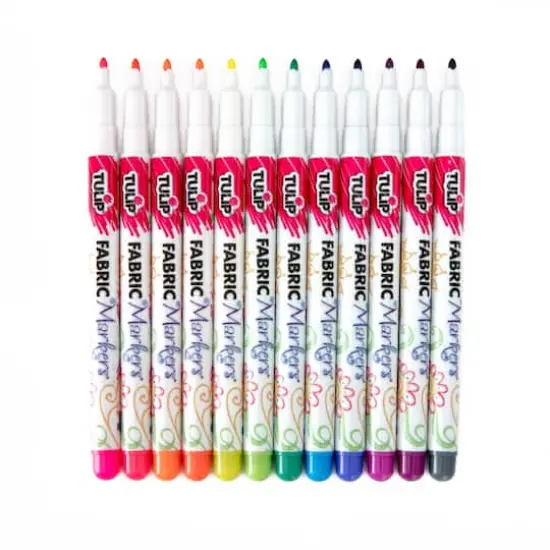 Tulip&reg; Permanent Fabric Markers, Neon {5}
