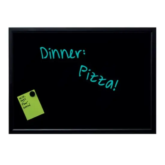 23" x 32" Black Framed Magnetic Wet Erase Board by B2C&reg; {3}