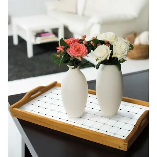 RoomMates Black & White Diamond Backsplash StickTiles&reg; {4}