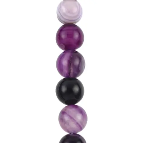 Purple Agate Round Beads by Bead Landing&trade; {1}