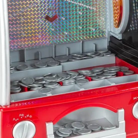 Toy Time Coin Pusher Miniature Classic Arcade Game {4}