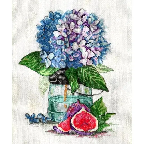 MP Studia Hydrangea Cross Stitch Kit {6}