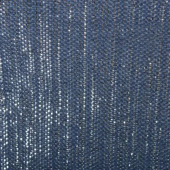 DII&reg; 17" Woven Paper Lurex Storage Bin Blue and Silver {5}