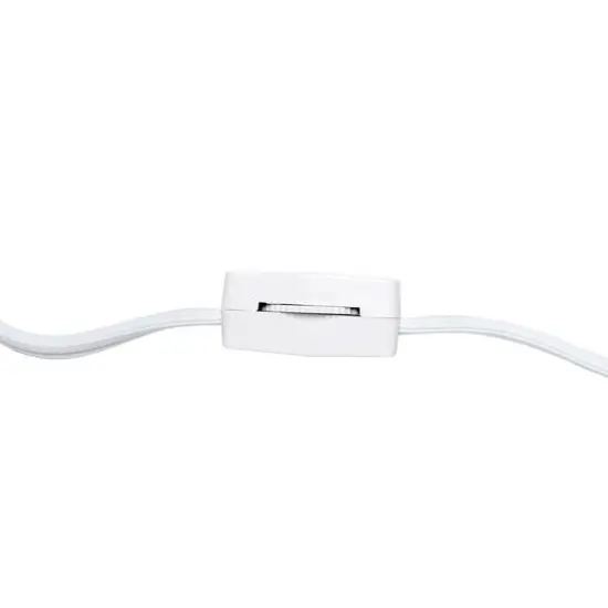 Simple Designs 12" Petite Mid Century Light Woodgrain Base Table Lamp Light Gray {9}