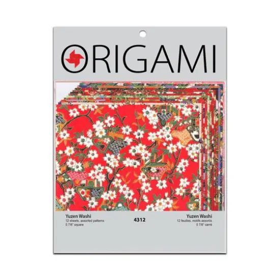 Yasutomo Yuzen 6'' Origami Paper, 12 Sheets {1}