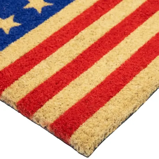 Americana Stars & Stripes Coir Outdoor Doormat {4}