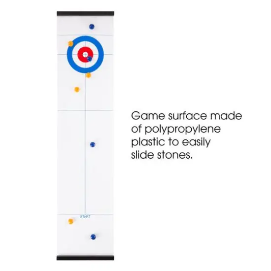 Toy Time Indoor Magnetic Roll Up Tabletop Curling Game {5}