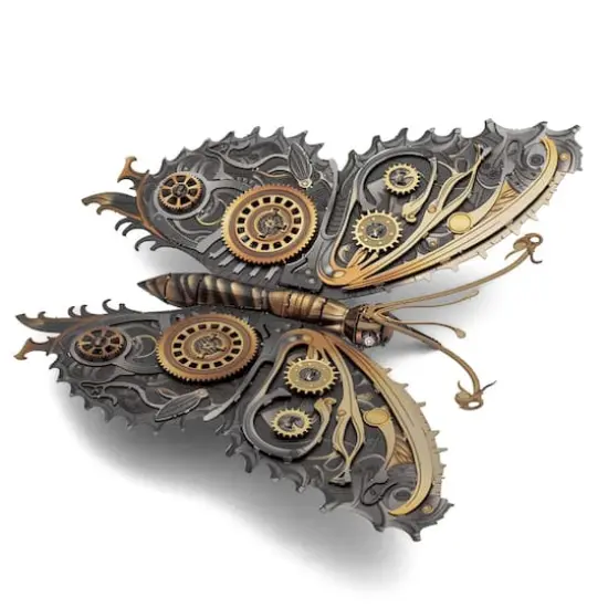 Metal Earth&reg; Steampunk Butterfly Steel Model Kit {7}