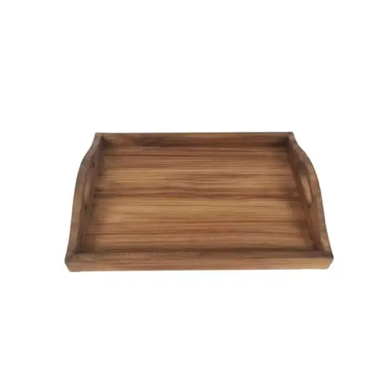 15.7" Wood Decorative Tray by Ashland&reg; {1}