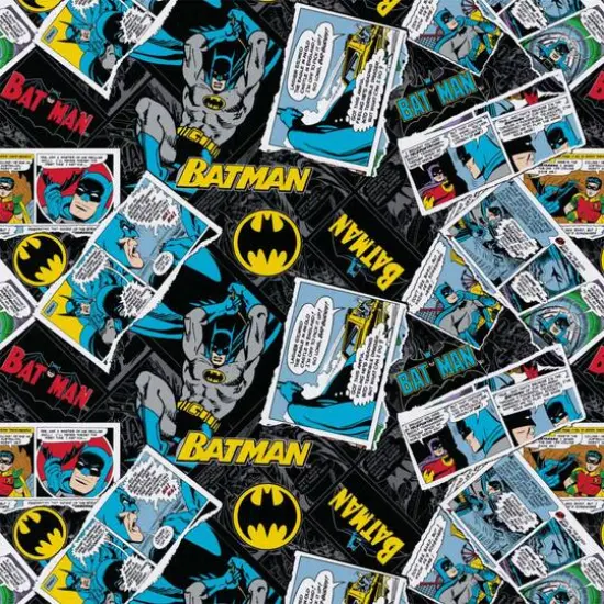 DC Comics Batman Collage Precut Cotton Fabric {1}
