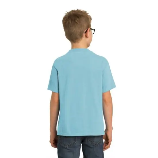 Port & Company&reg; Beach Wash Garment-Dyed Youth T-Shirt Mist {6}