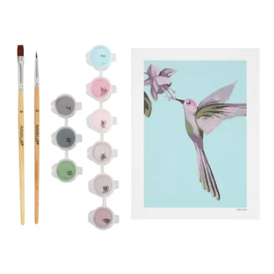 Hummingbird Paint-by-Number Framed Mini Kit by Artist's Loft&reg; {3}