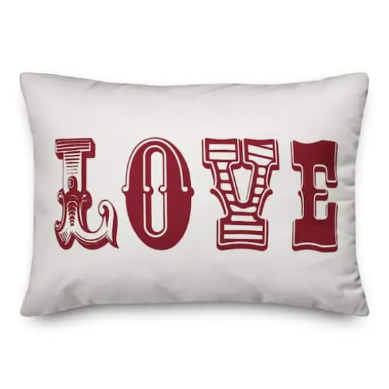 Vintage Love Throw Pillow {1}
