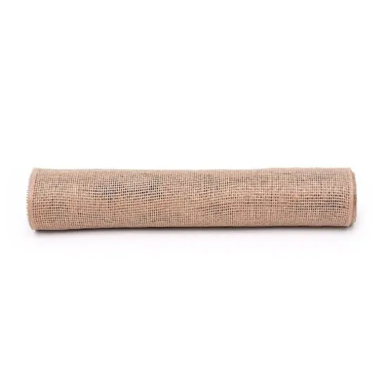 21" x 5yd. Beige Poly Burlap Mesh by Celebrate It&trade; {4}