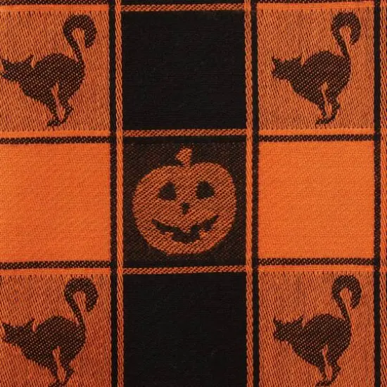 DII&reg; Halloween Woven Check Jacquard Dishtowel Set {5}
