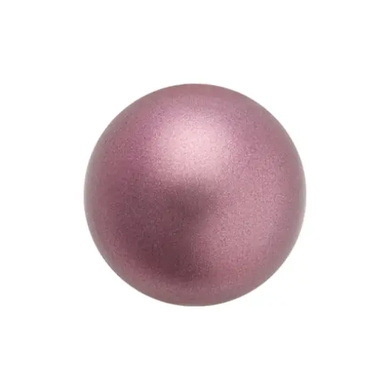 Preciosa Maxima 6mm Glass Nacre Pearls, 40ct. Light Burgundy {1}
