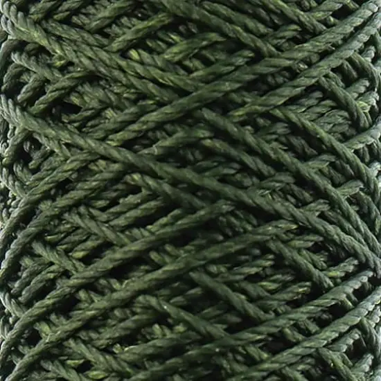 Gudebrod 0.018" 3 Ply Waxed Thread Bobbin, 75ft. Olive {4}