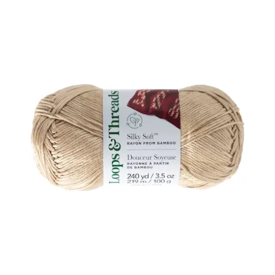 Silky Soft&trade; Yarn by Loops & Threads&reg; Irish Cream {1}
