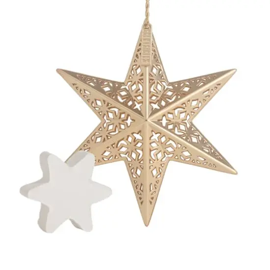 Scentsicles Gold White Winter Fir Metal Star Ornament with Refill {4}