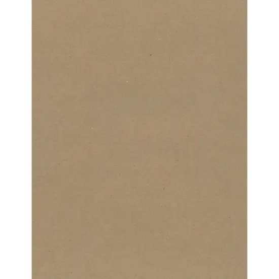 PA Paper&trade; Accents 8.5" x 11" Natural 2X Heavy 85pt. Chipboard, 25 Sheets {1}