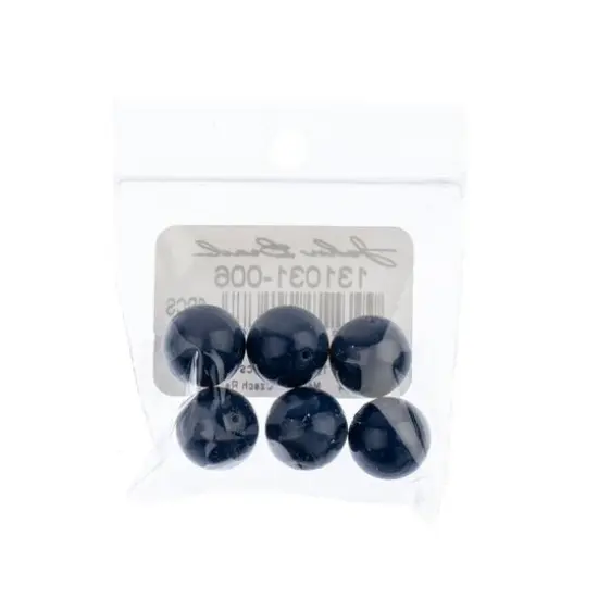 Preciosa Maxima Gemcolor Pearl Beads, 12mm Navy Blue {3}