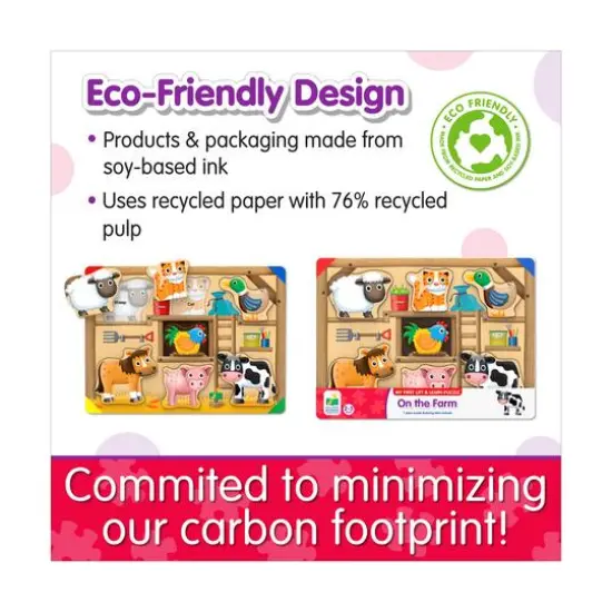 My First Lift & Learn Puzzle - On the Farm: 7 Pcs {7}