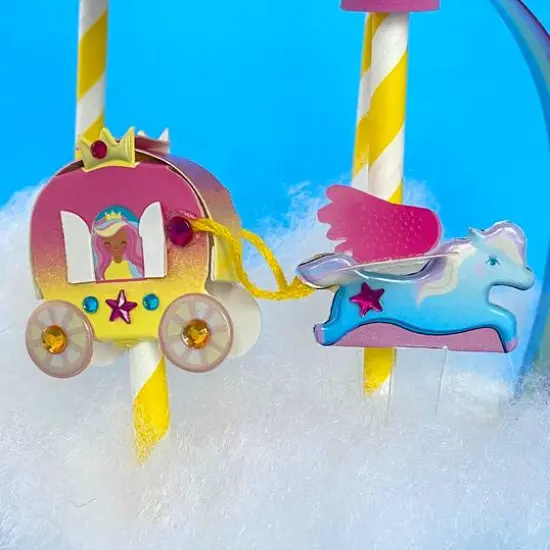 Bright Stripes Dream Jars Candy Castle Light Up Activity Kit {5}