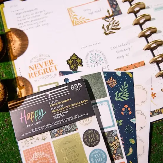 The Classic Happy Planner&reg; Herbarium Sticker Book {13}