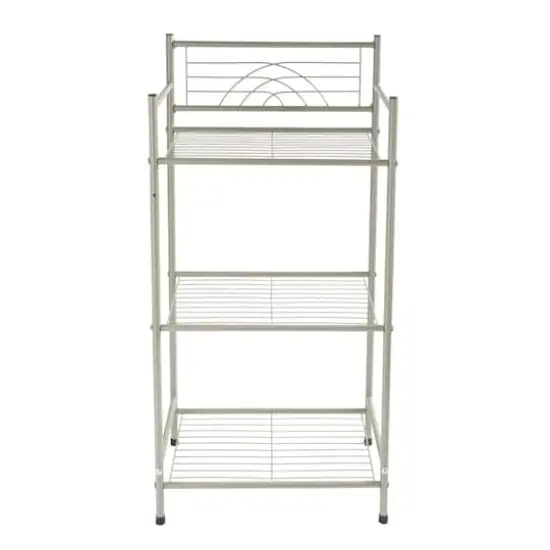 Bath Bliss Satin Nickel Bronze 3-Tier Storage Shelf {3}