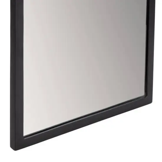 Habitat Mari 24" Black Rectangular Wall Mirror {6}