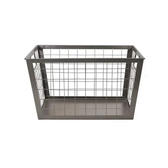 12.5" Gray Wire Multifunctional Basket {4}