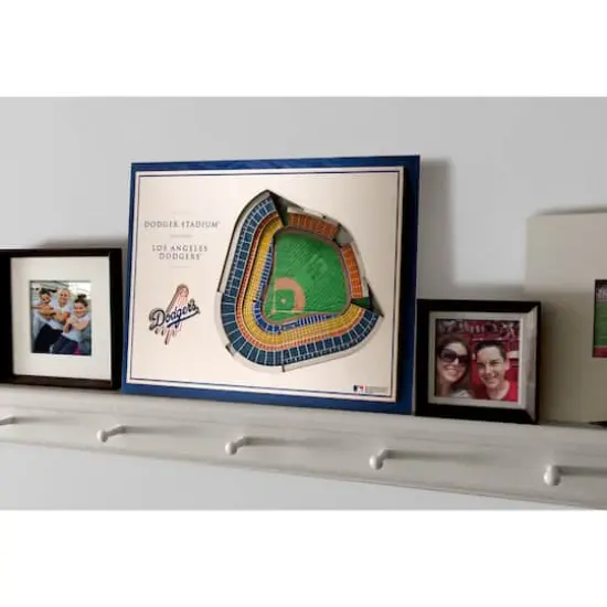 MLB Team 5-Layer StadiumView Wall Art Los Angeles Dodgers {4}