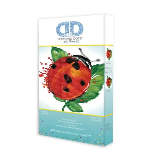 Diamond Dotz&reg; at Home Beginner Garden Lady Diamond Painting Kit {3}